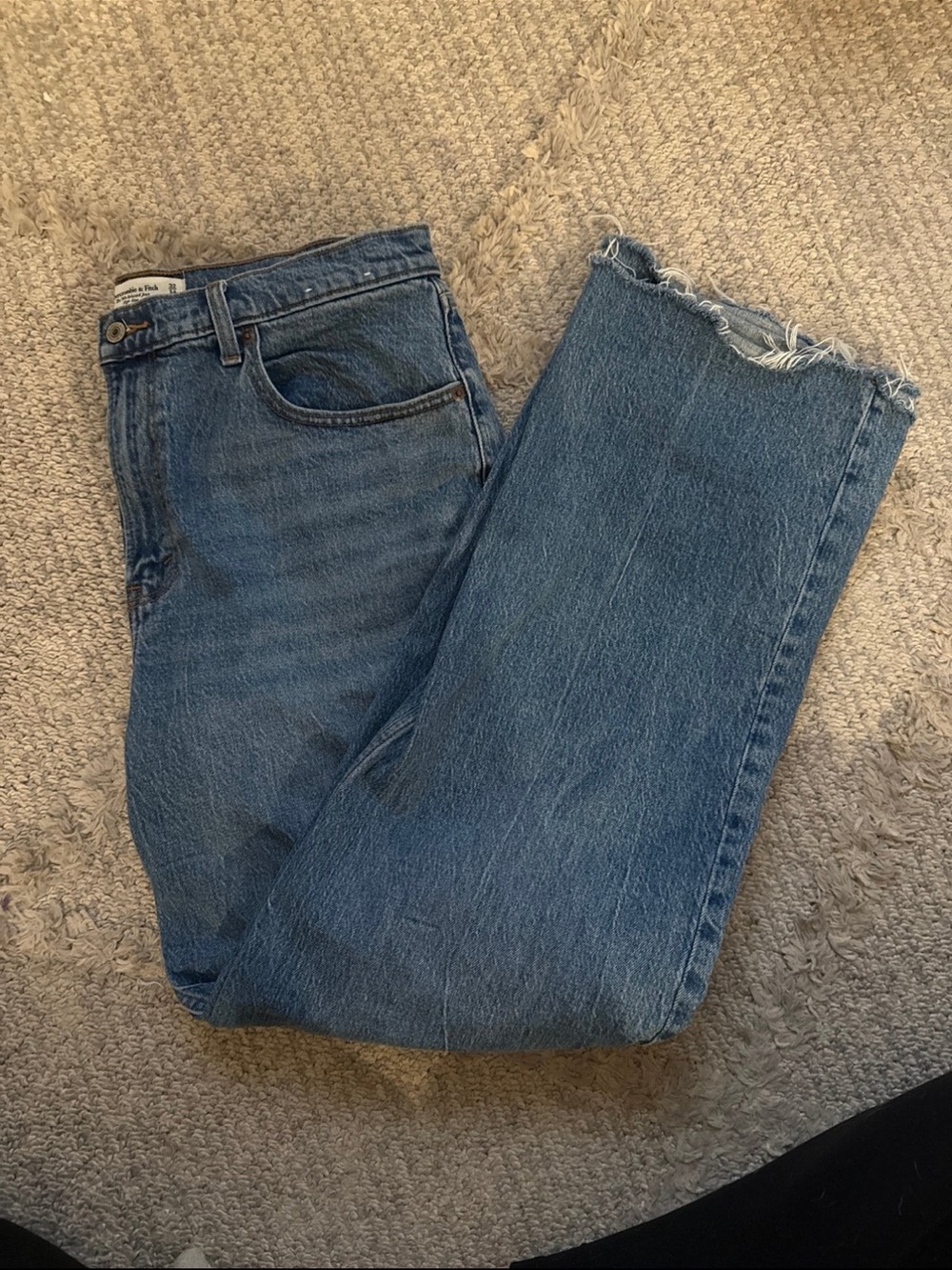 Abercrombie and Fitch “The 90s relaxed jean high-rise”